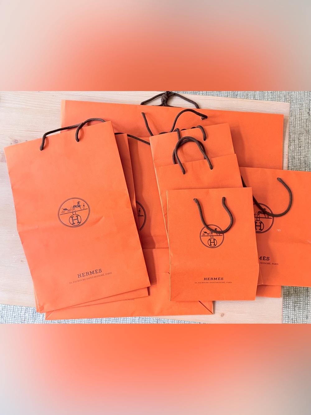 Hermès Shopping Bags - various sizes